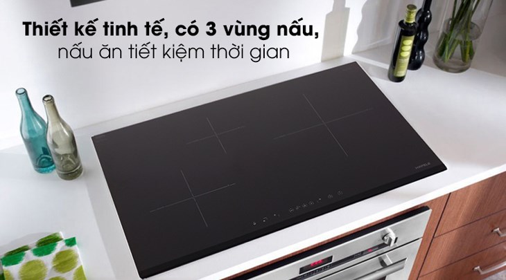 Bếp từ 3 vùng nấu lắp âm Hafele HC-IS773EA (535.02.242) sở hữu thiết kế tinh tế góp phần gia tăng sự sang trọng cho căn bếp